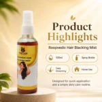 Roopvedic Hair Blacking Mist – 100ml - Image 7
